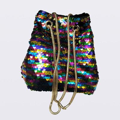 Fashion Bling Bucket Bag Sequin Shoulder Bag